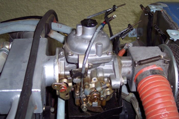 Carburador lubricado por aceite