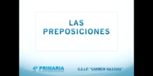 LAS PREPOSICIONES