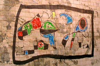 Mural de la Fundación Pilar y Joan Miró, Palma de Mallorca