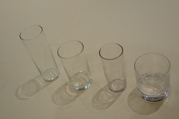 Vasos. Distintos tipos