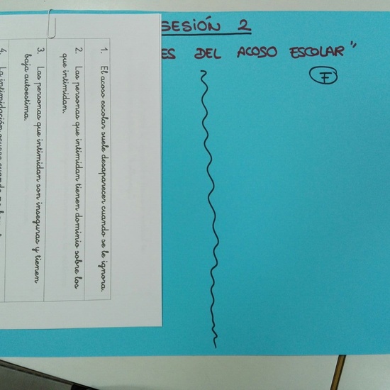 Dinámica de grupo sobre análisis de los mitos y realidades del acoso escolar 3