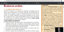 Lengua I Clase a distancia 16 - Lírica siglo XV<span class="educational" title="Contenido educativo"><span class="sr-av"> - Contenido educativo</span></span>