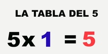 LA TABLA DEL 5