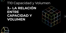 EQUIVALENCIA ENTRE CAPACIDAD Y VOLUMEN