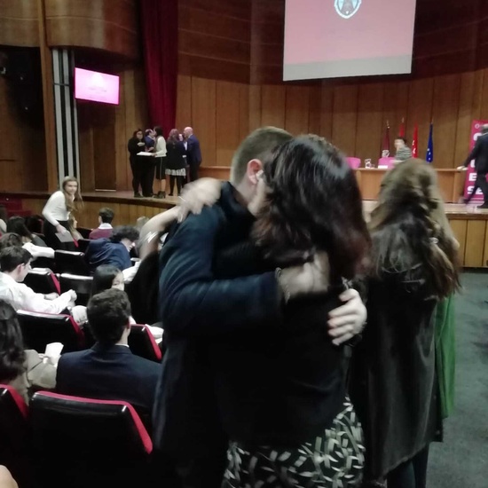 Reconocimiento Académico UCM a nuestro alumno Alex Nita y al Caustro de profesores del IES Francisco de Quevedo3 