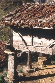Hórreo en montaña
