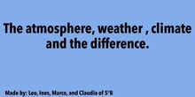 Weather and climate