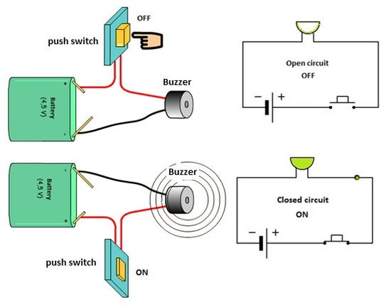 Simple buzzer circuit