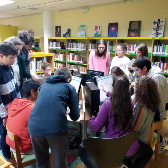 2019_04_04_Quinto visita la Biblioteca de Las Rozas_CEIP FDLR_Las Rozas 10