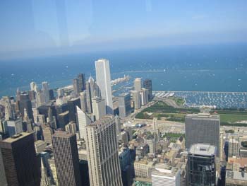 Vistas aéreas de Chicago, Estados Unidos