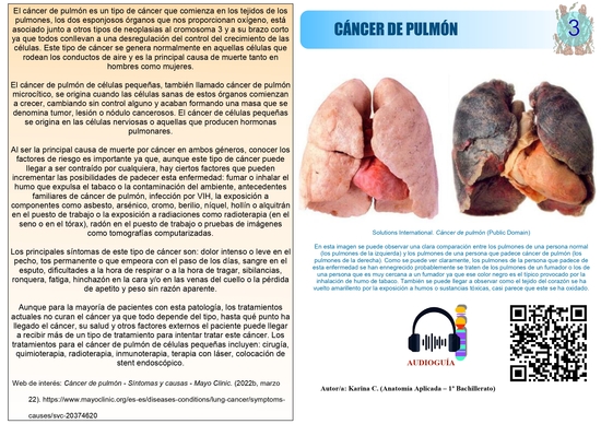 Póster cáncer de pulmón