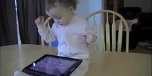 My 1 year-old baby plays Angry Birds