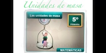 PRIMARIA 5 - UNIDADES DE MASA - MATEMÁTICAS