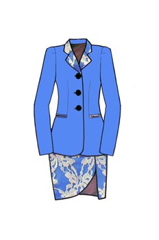 Traje de chaqueta de ceremonia