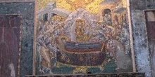 Mosaicos y frescos con escenas bíblicas en el Kariye Museum o Sa