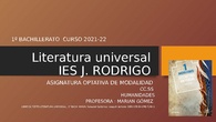 Literatura universal