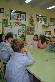 Niños en el aula