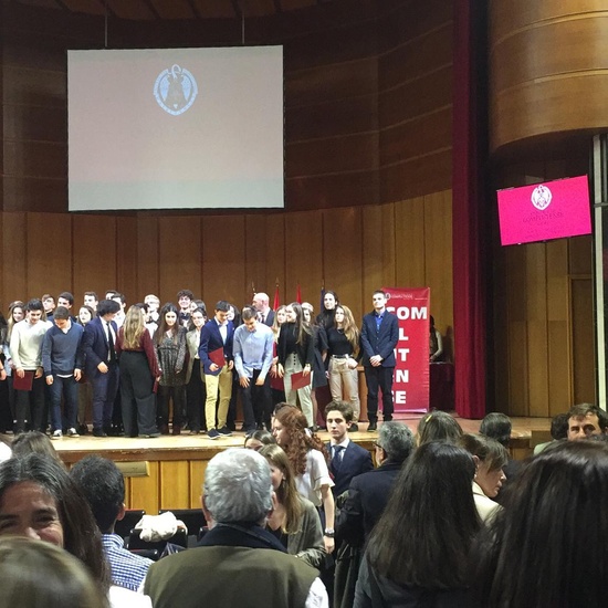 Reconocimiento Académico UCM a nuestro alumno Alex Nita  y al Caustro de profesores del IES Francisco de Quevedo 8