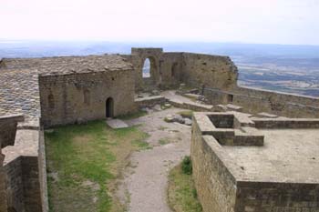 Patio en el Castillo de Loarre, Huesca