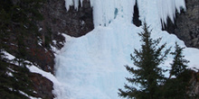 Cascada helada, Lago Louise, Parque Nacional Banff