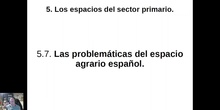 0507 Las problemáticas del medio rural en España