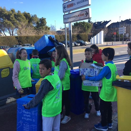 2018_02_EcoPatrullas reciclando_CEIP Fernando de los Ríos_Las Rozas 1