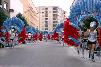 Comparsa en el desfile de carnaval - Badajoz