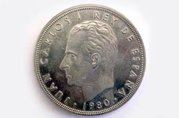 Pesetas, Juan Carlos I, Cara
