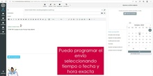 Correo Educamadrid - Opciones de envío - Acuse de recibo y envío programado