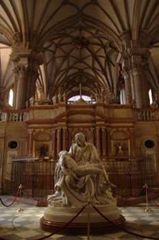 Escultura de la Piedad, Catedral de Guadix, Granada, Andalucía