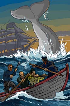 Un capitán de 15 años: La ballena defendiendo a su ballenato