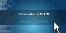 Entrenador de TV LED - Presentaciones