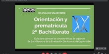 Charlas de orientación 1ºBAchillerato (2022)