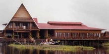 Hotel en el Lago Inle, Myanmar