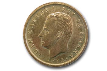 Pesetas , Juan Carlos I, Cara