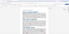 Encabezados y píe de página en Word 365