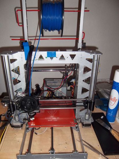 Impresora 3D modelo Prusa i3 Steel terminada