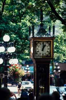 Reloj de Gastown, Vancouver, Canadá