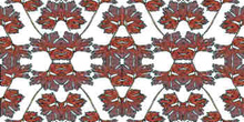Seriación de simetrías en rojo