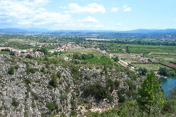 Vistas desde el Castillo de Miravet, Tarragona