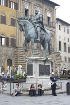 Estatua en Piazza della Signoria, Florencia