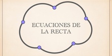 Ecuaciones de la Recta en el espacio