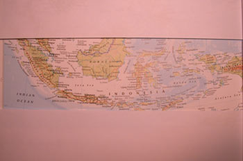 Mapa de Indonesia