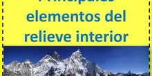 Principales elementos del relieve interior