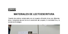 MATERIALES PROYECTO