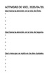 Actividad de Soci, 2020/04/20