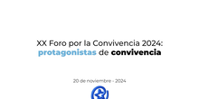 XX Foro por la Convivencia: Fernando García