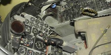 Cuadro de mandos de un avión, Museo del Aire de Madrid