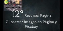 12 VT 7 Insertar imagen en Página y web Pixabay