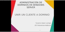AD Windows Server. Unir equipo a dominino